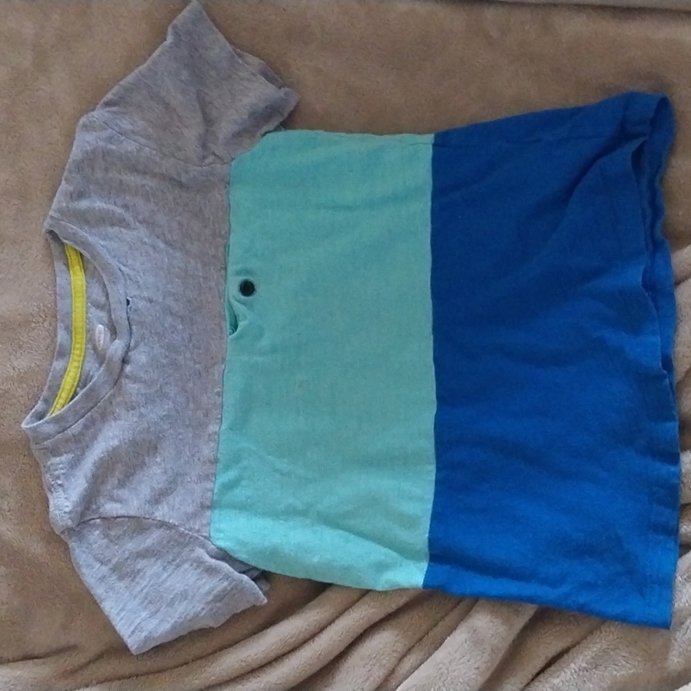 Boys color block shirt
